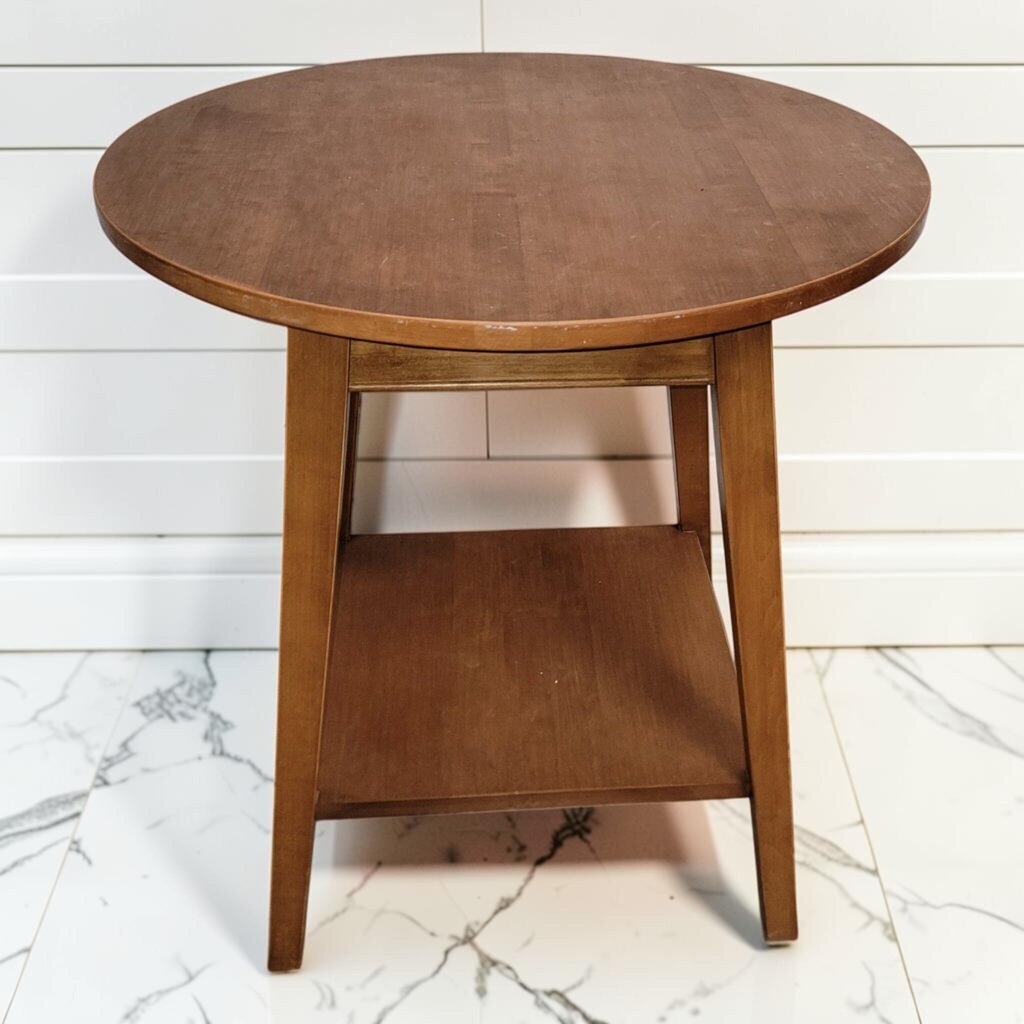 8428 Contemporary Mid-Century Modern Style Round Side Table