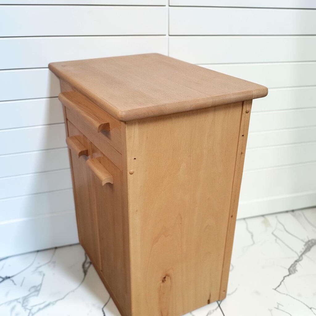 8430 Natural Wood Kitchen Island