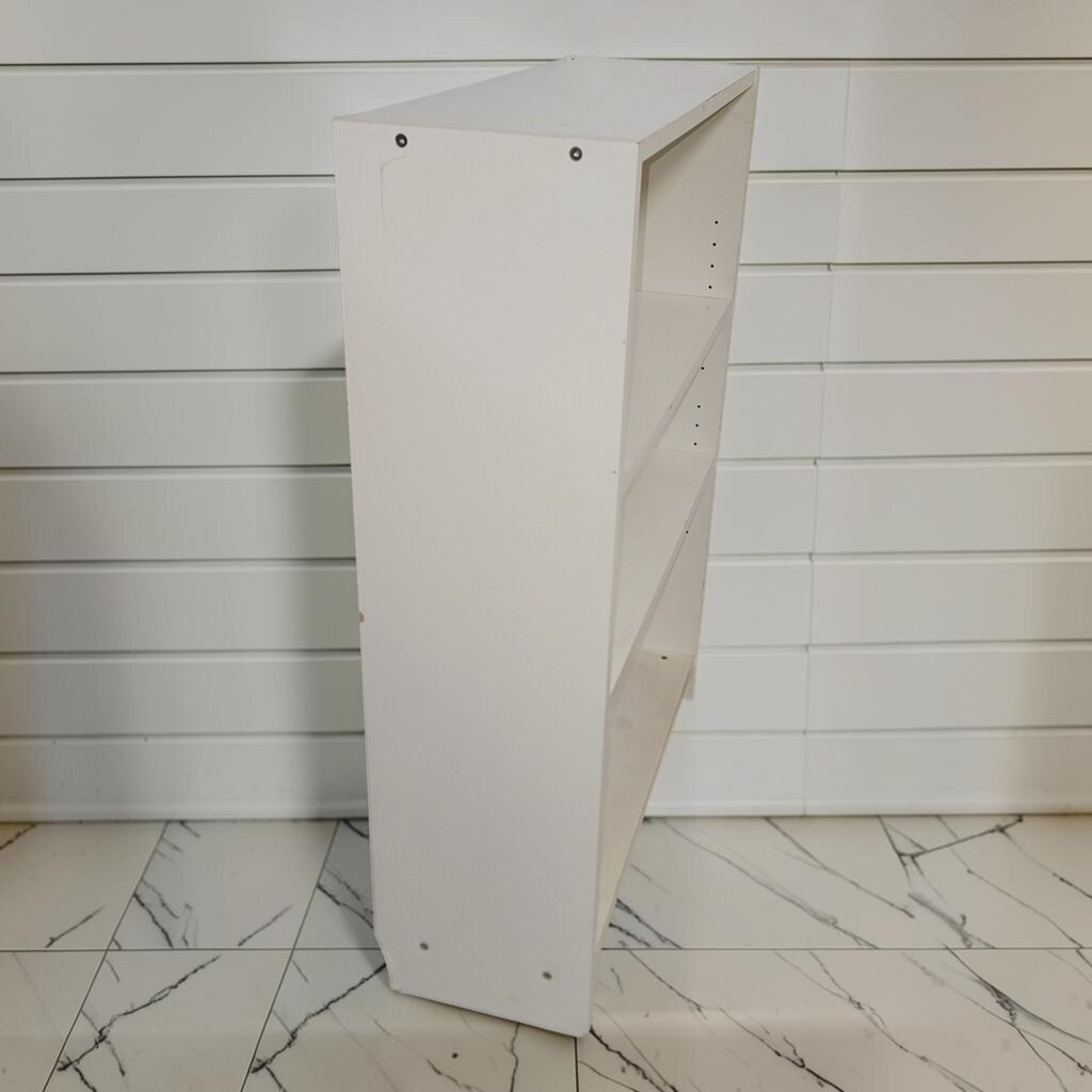 8448 White 3 Shelf Bookcase ~ FURNITURE