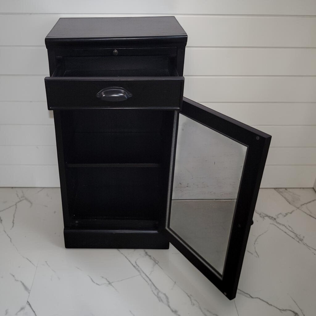 8451 Pottery Barn Apothecary Bedside Table Used ~ FURNITURE