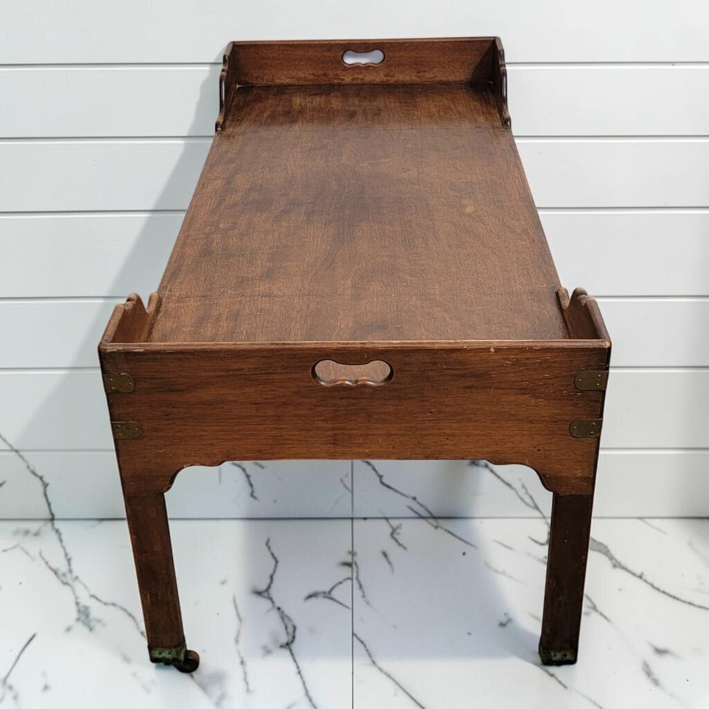 8462 Vintage Georgian Style Mahogany Butlers Tray Coffee #Table ~ FURNITURE