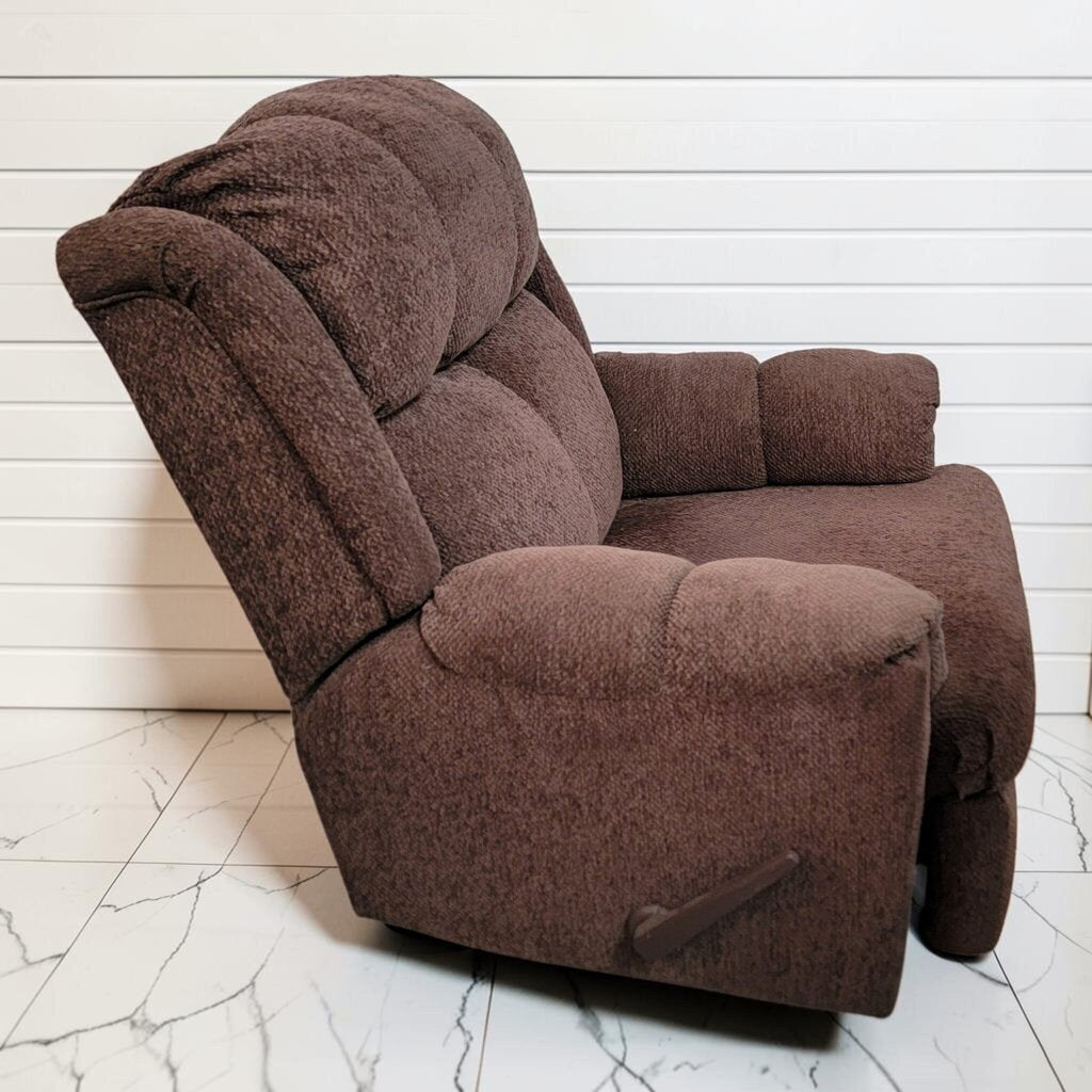 8469 Pinnacle Rocking #Recliner in Chocolate Textured Fabric