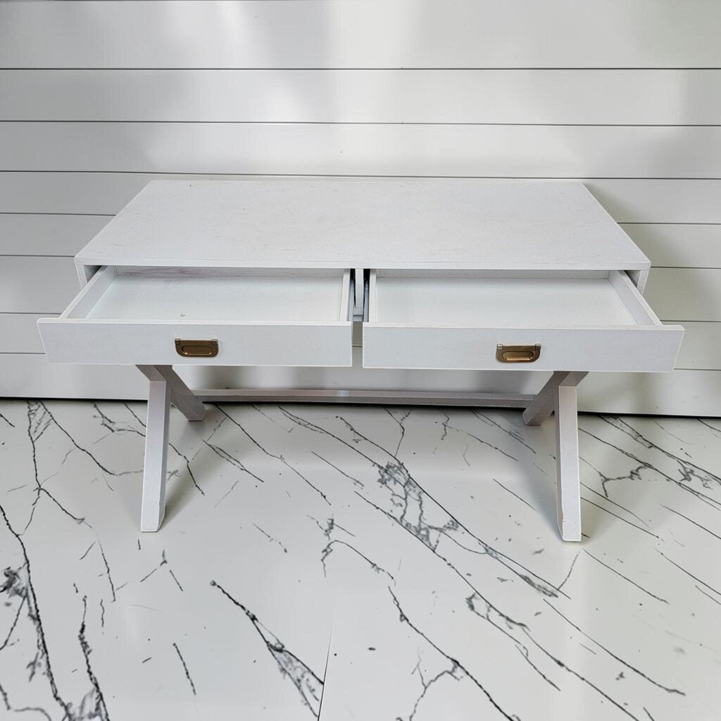 8474 West Elm Parsons X-Leg #Desk