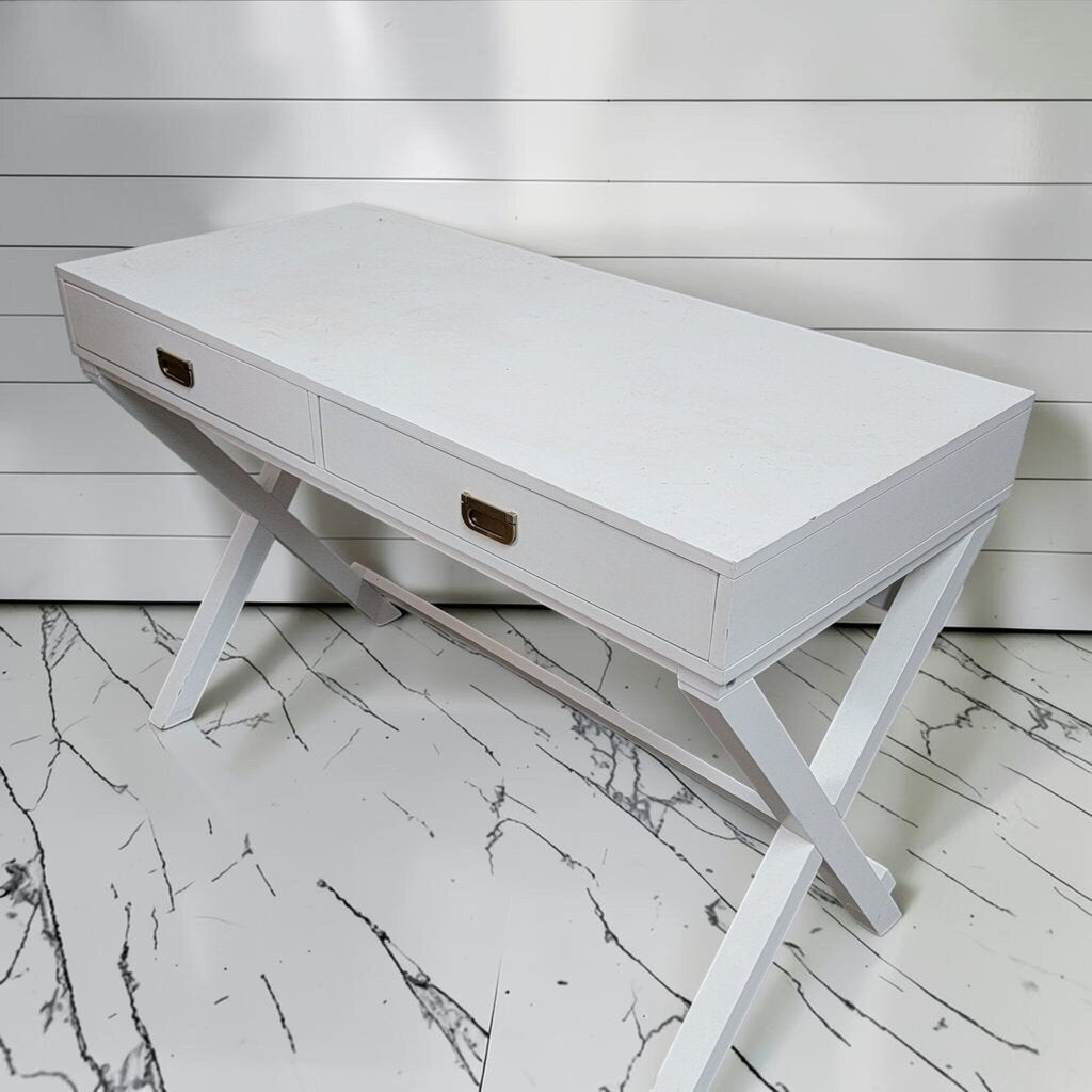 8474 West Elm Parsons X-Leg #Desk
