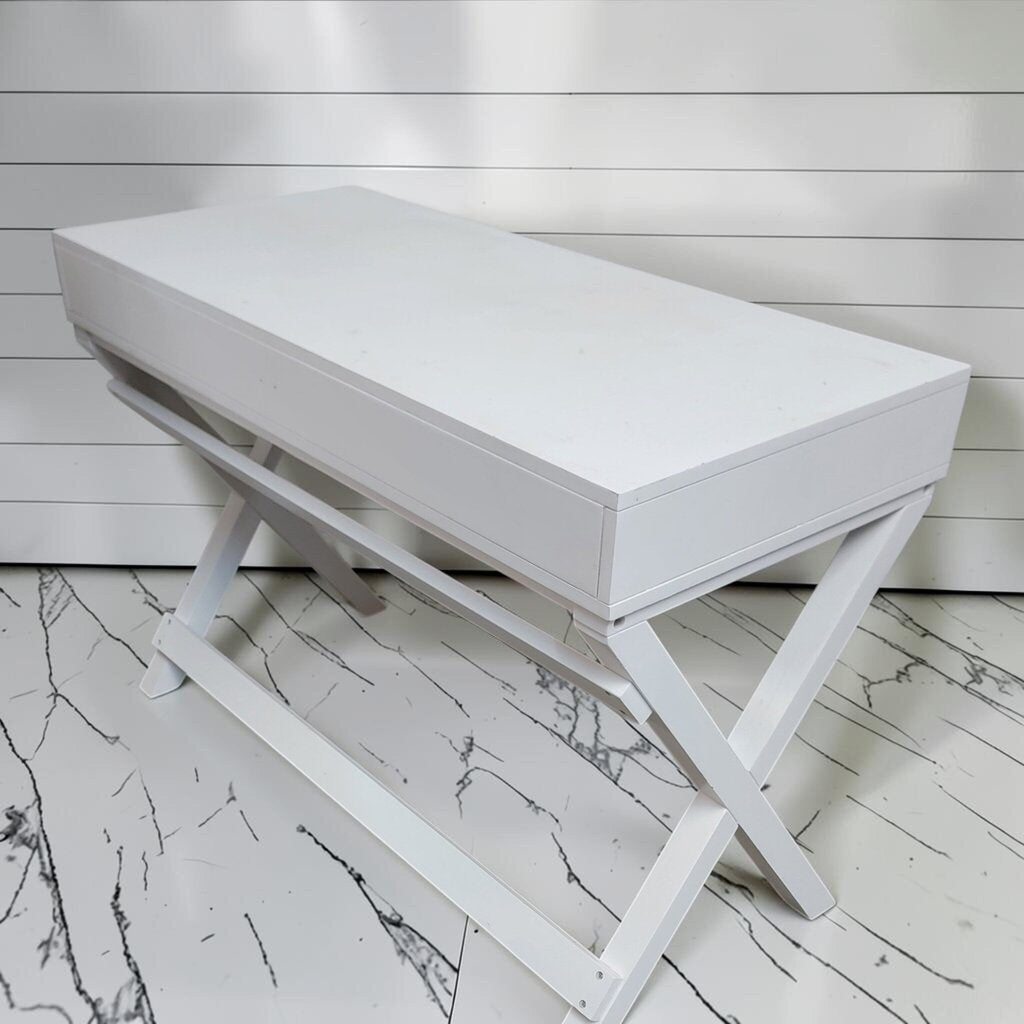 8474 West Elm Parsons X-Leg #Desk