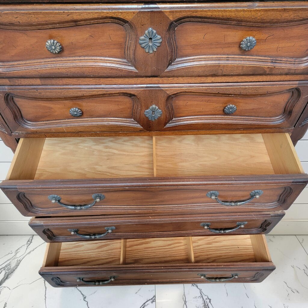 8485 Vintage French Provincial Drexel 5-Drawer Tall #Chest ~ FURNITURE