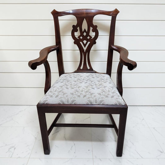 8503 Vintage Chippendale Style Pierced Splat #Armchair