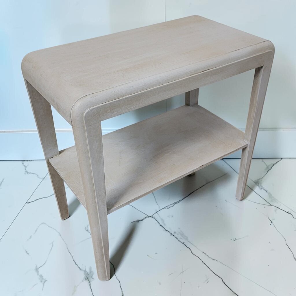 8518 Art Deco Waterfall Style Painted Side #Table ~ FURNITURE