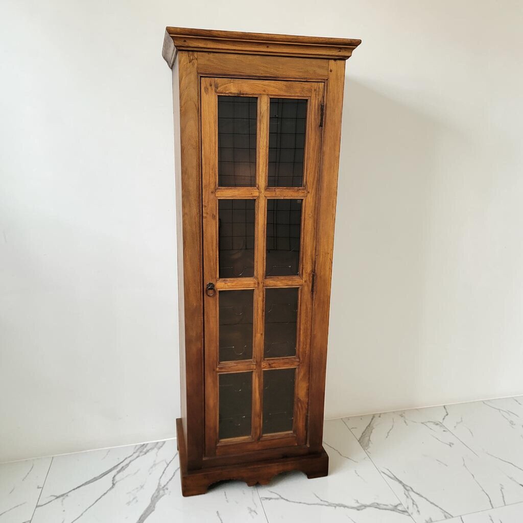 8522 Tall Sheesham Wood Wine Storage #Cabinet
