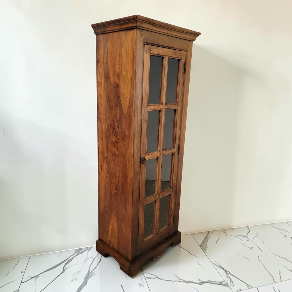 8522 Tall Sheesham Wood Wine Storage #Cabinet