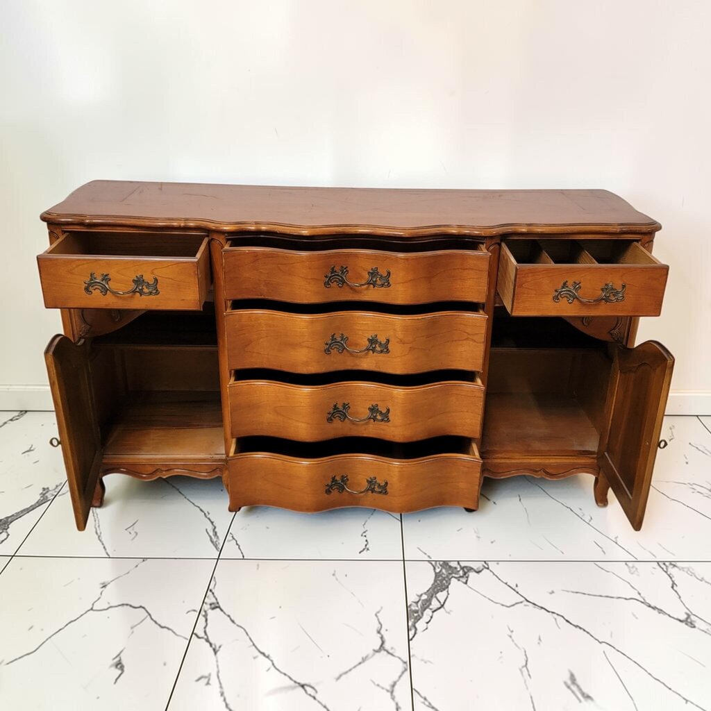 8527 Vintage French Provincial Triple #SIdeboard