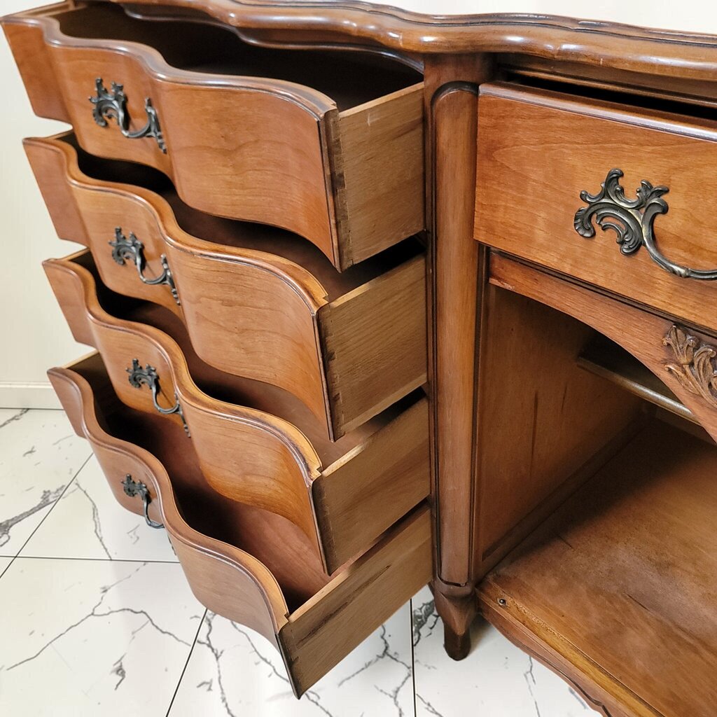 8527 Vintage French Provincial Triple #SIdeboard