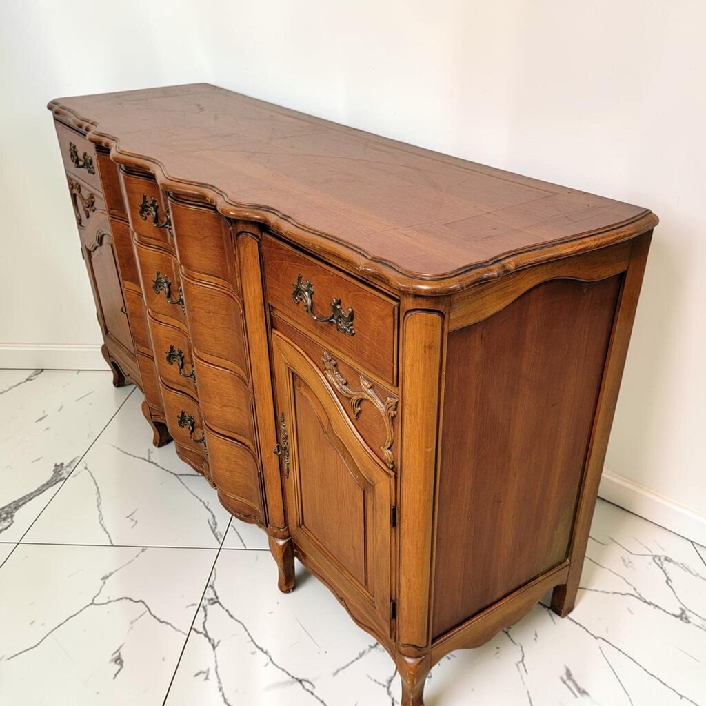 8527 Vintage French Provincial Triple #SIdeboard