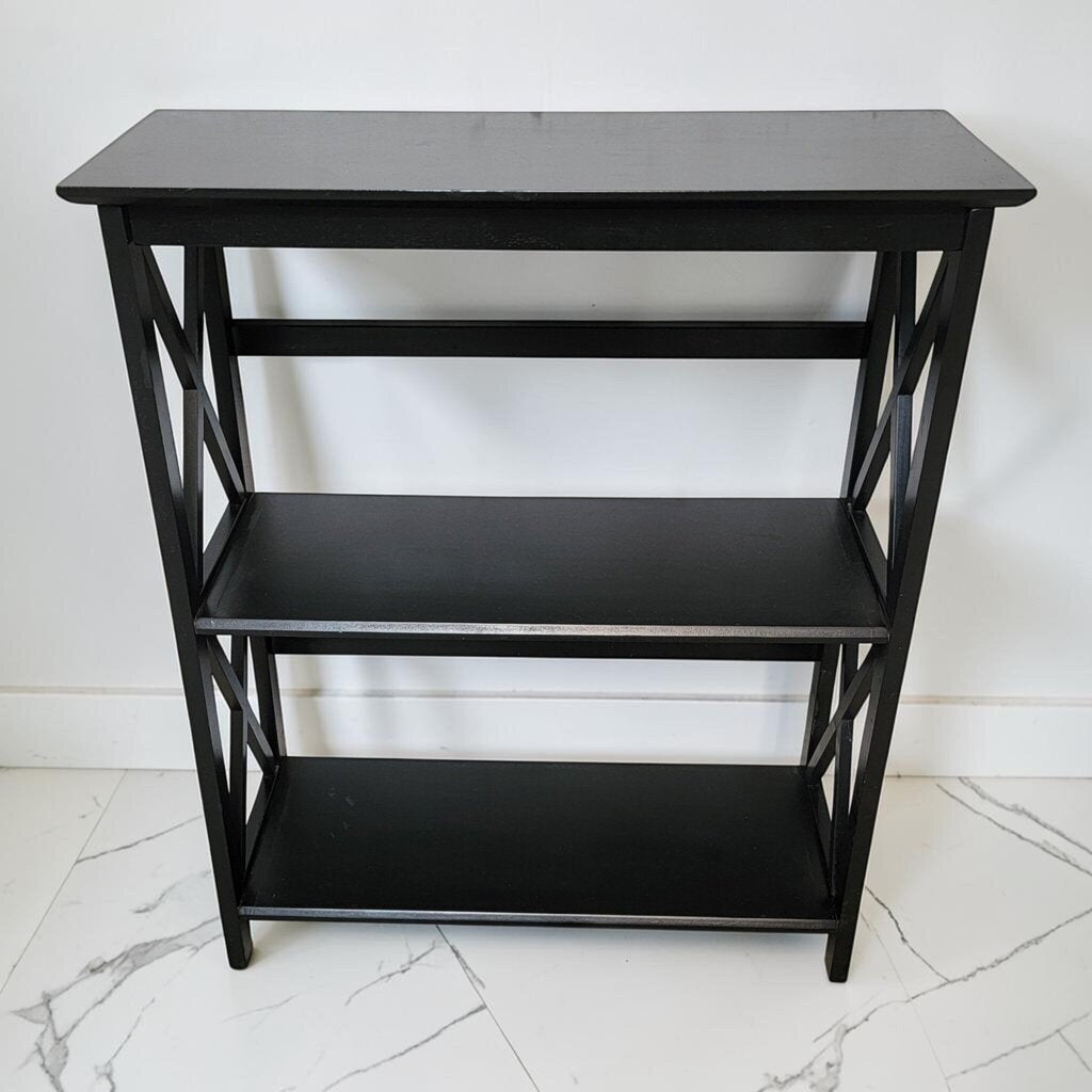 8535 Espresso 3-Tier X-Frame #Bookshelf