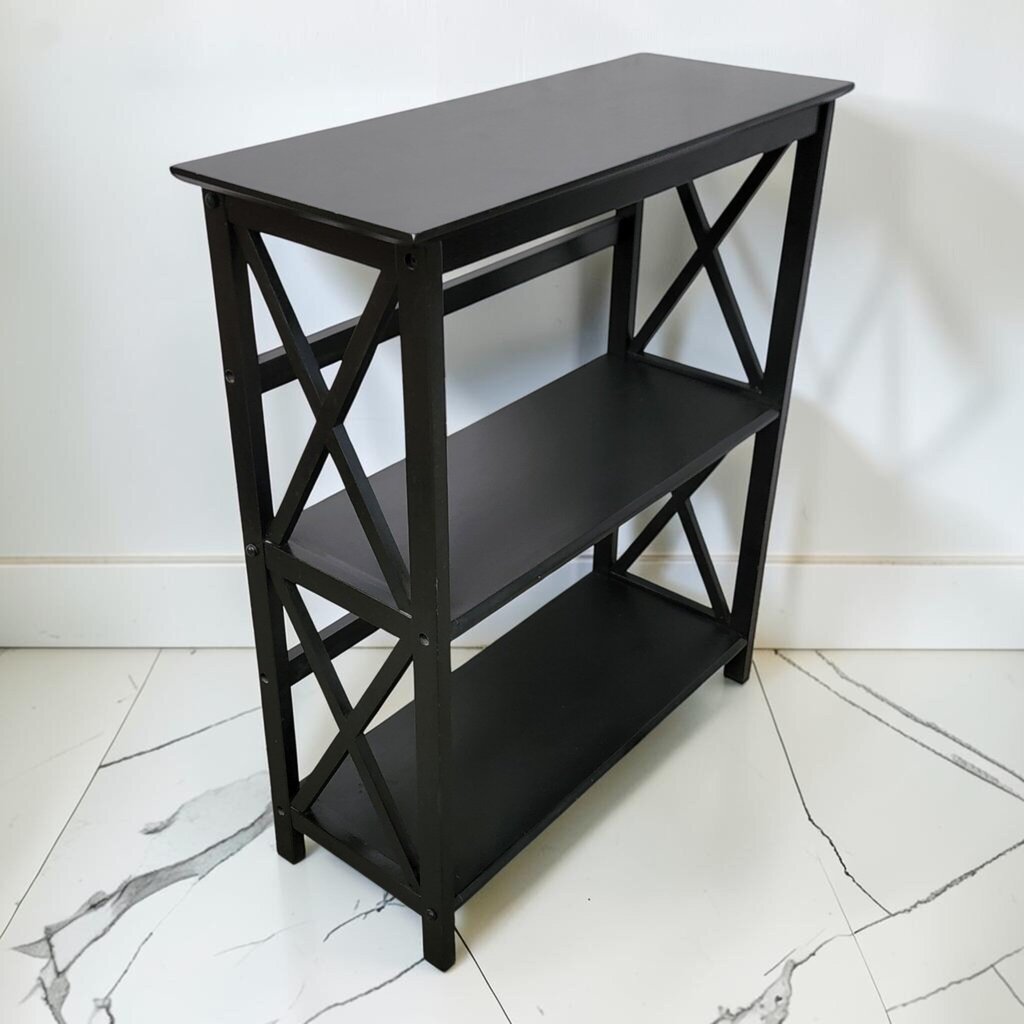 8535 Espresso 3-Tier X-Frame #Bookshelf