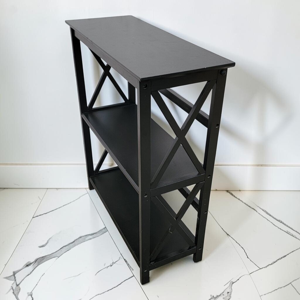 8535 Espresso 3-Tier X-Frame #Bookshelf