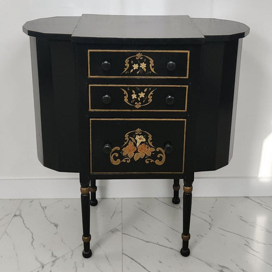 8543 Black Floral #Chest