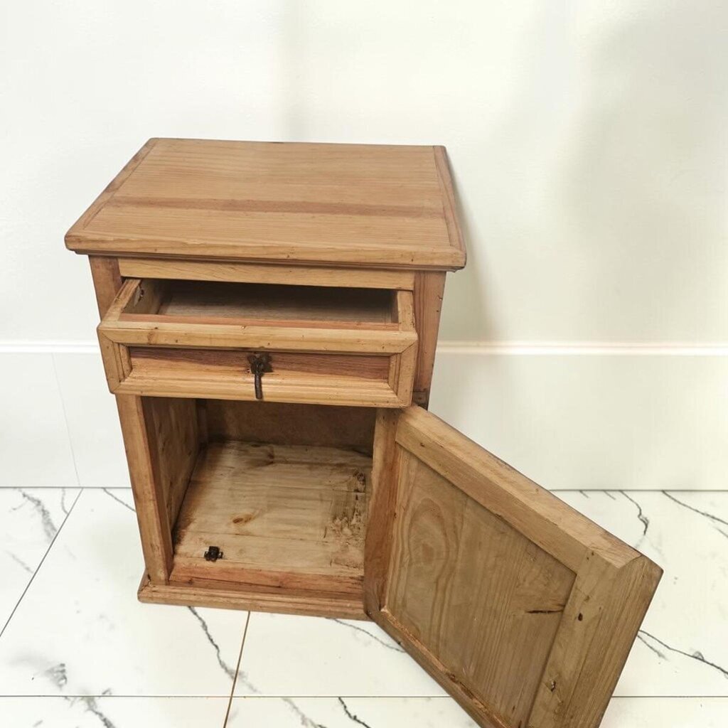 8473 Mexican Pine Rustic Cabinet Side #Table