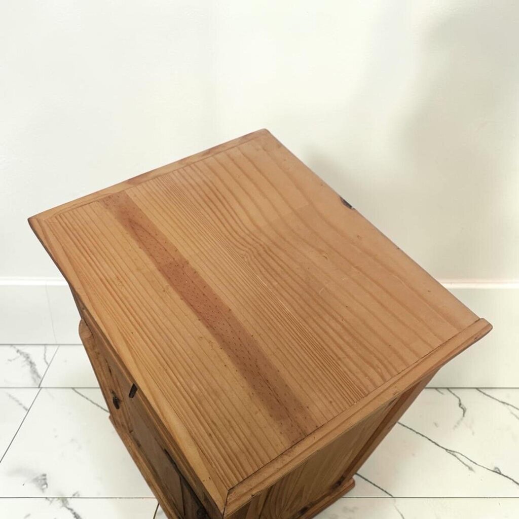 8473 Mexican Pine Rustic Cabinet Side #Table