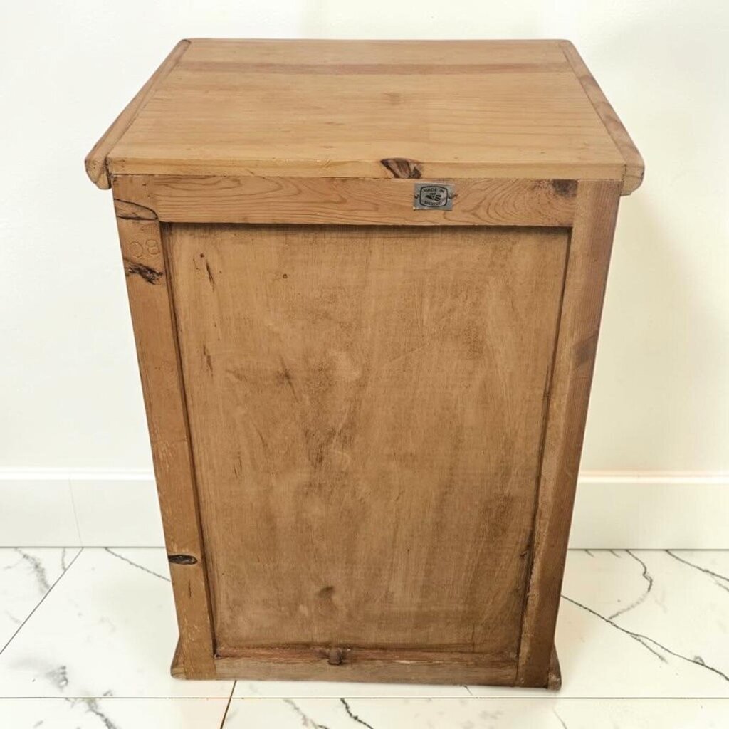 8473 Mexican Pine Rustic Cabinet Side #Table