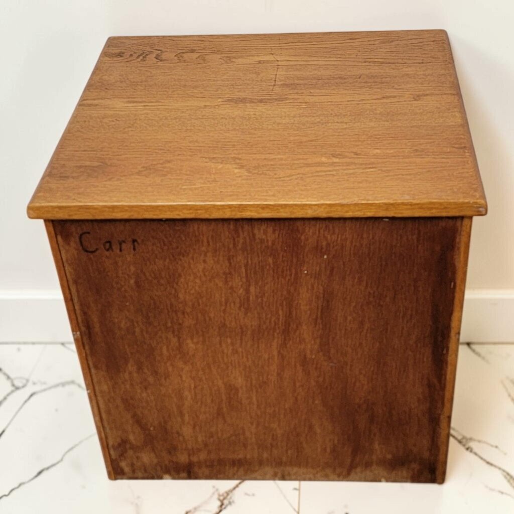 8548 Oak Two- Drawer Storage Cabinet