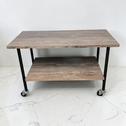 8551 Industrial Two- Tier Rolling Utility #Cart Used ~ FURNITURE