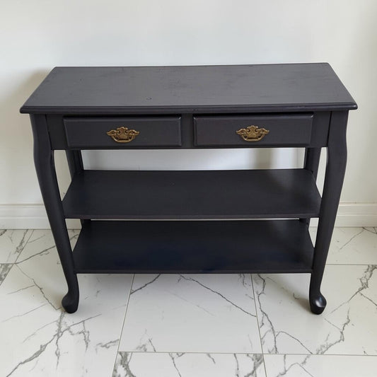 8563 Matte Refinished Queen Anne Style Console Table