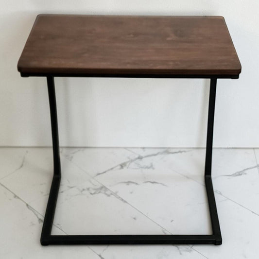 8568 Industrial Curved-Leg C-Shaped Side #Table Used ~ FURNITURE