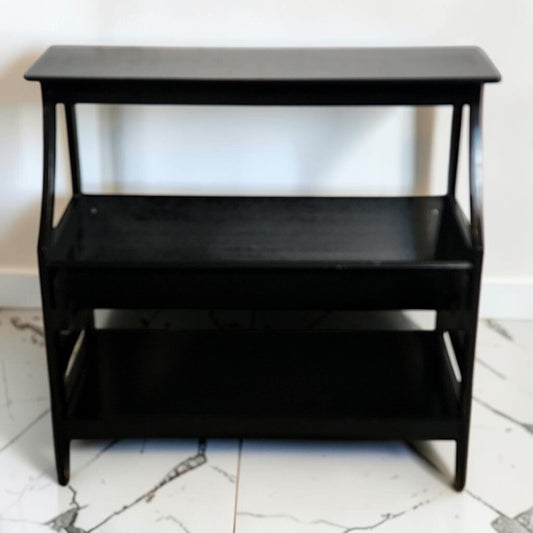 8570 Black Library #Shelf Used ~ FURNITURE