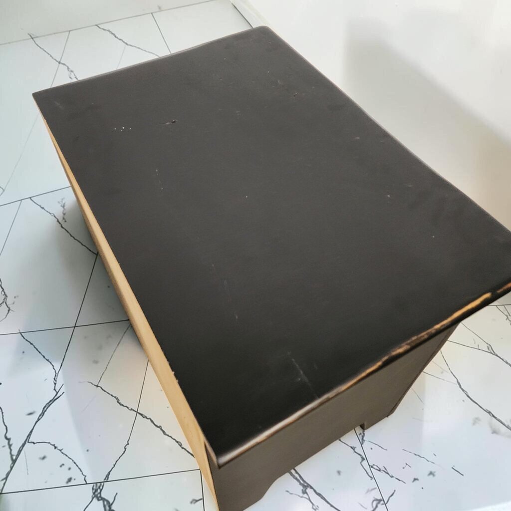 8571-8572 Rustic Black #Nightstand with 3 Drawers
