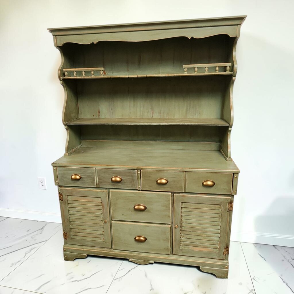 8578 Shabby Sage 2 Piece #Hutch