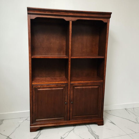 8586 Traditional Two-Bay #Bookcase with Lower Cabinets Used ~ FURNITURE