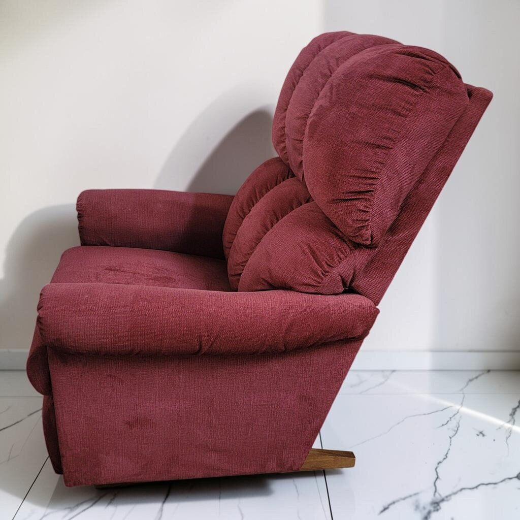 8594 La-Z-Boy Pinnacle Rocker #Recliner in Burgundy Corduroy