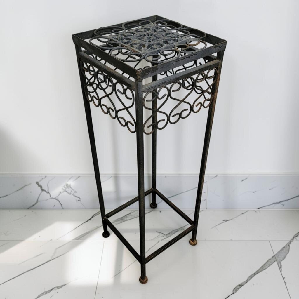 8605 Victorian Revival Wrought Iron Pedestal Plant #Stand
