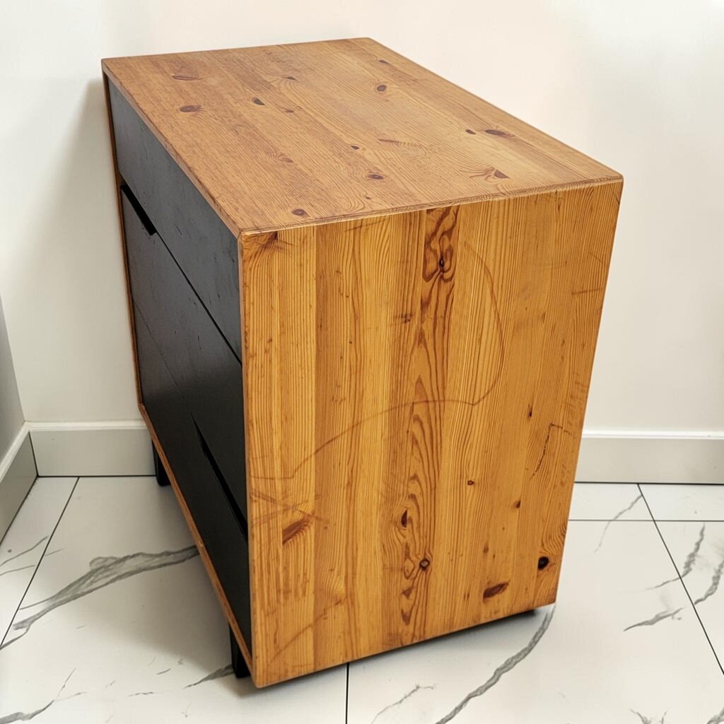 8614 Mid Century Modern 3 Drawer Chest ~ FURNITURE