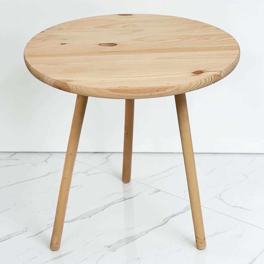 8625 Round Wood Side #Table