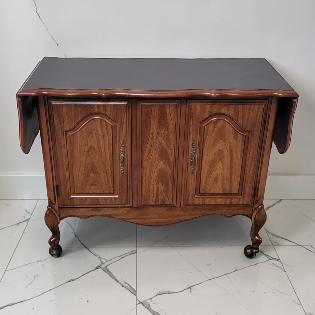 8634 French Provincial Drop-Leaf Server