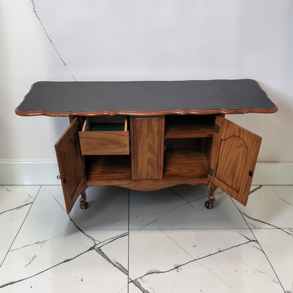 8634 French Provincial Drop-Leaf Server