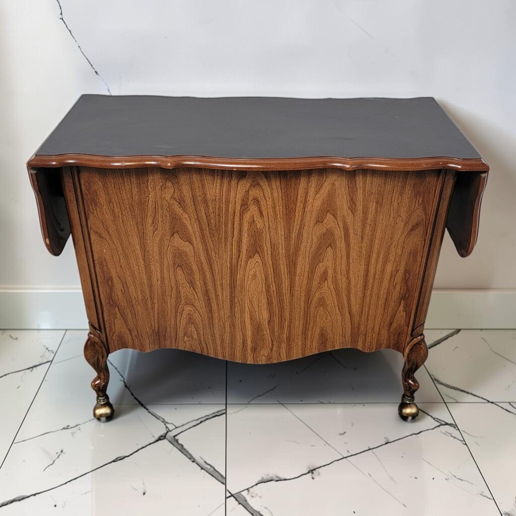 8634 French Provincial Drop-Leaf Server