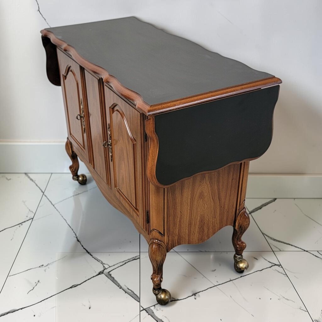 8634 French Provincial Drop-Leaf Server
