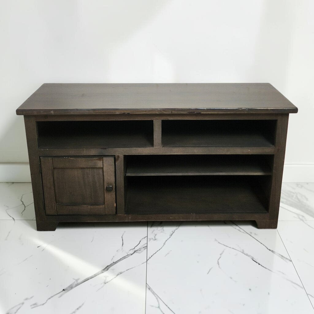 8645 Rustic Dark Wood Media Console