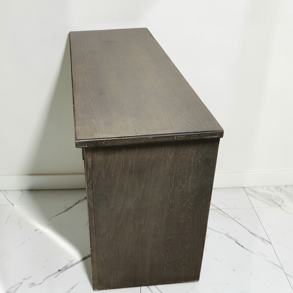 8645 Rustic Dark Wood Media Console
