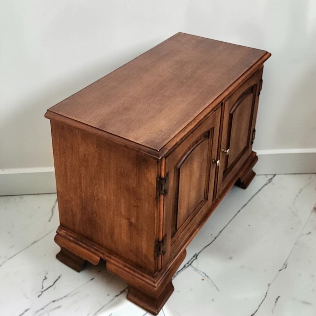 8647 Traditional Arched Panel Small Storage Cabinet