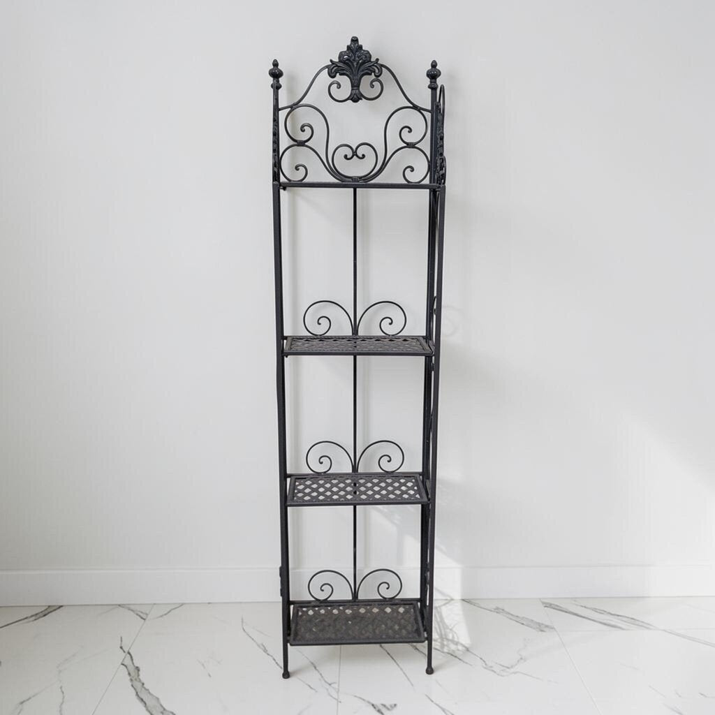 8671 Contemporary 4-Tier Folding Metal Bakers #Rack