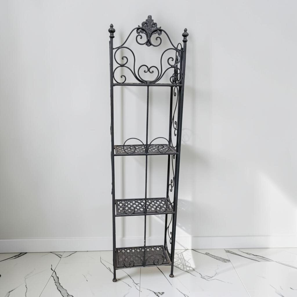 8671 Contemporary 4-Tier Folding Metal Bakers #Rack