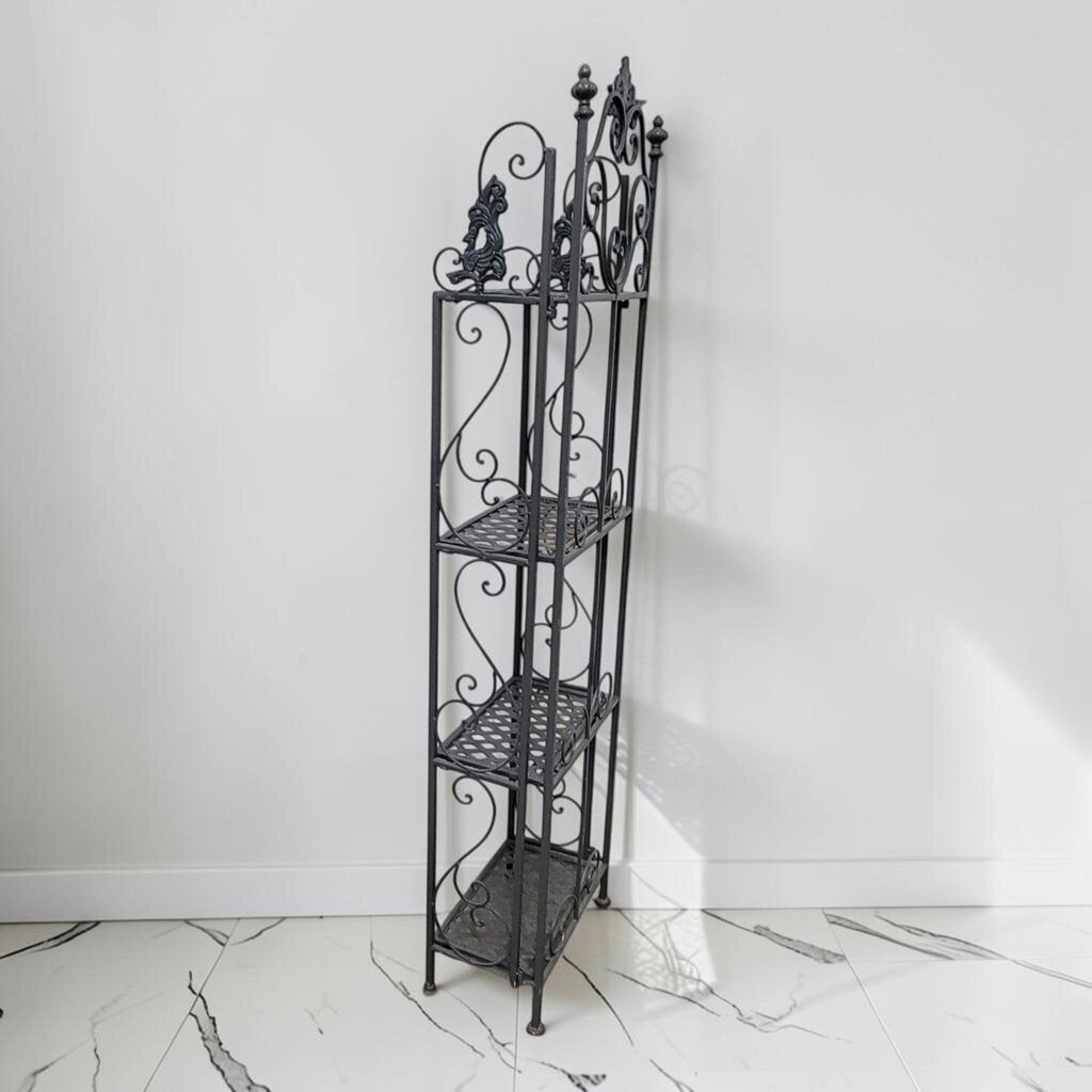 8671 Contemporary 4-Tier Folding Metal Bakers #Rack