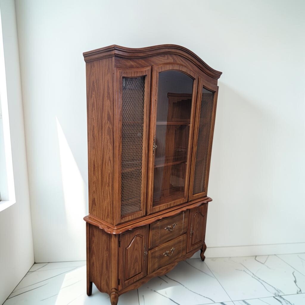 8692 Lenoir House by Broyhill French Provincial China Hutch
