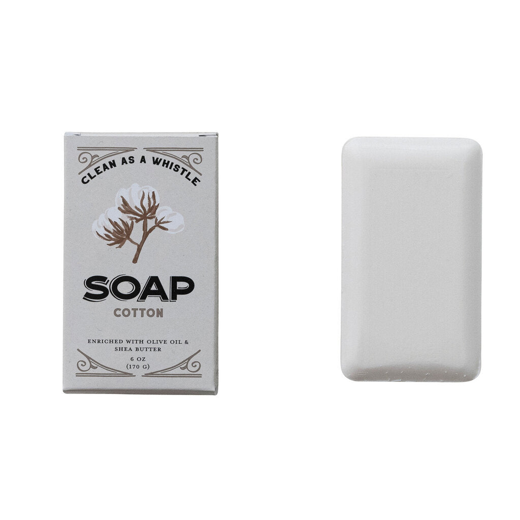 Cotton Scented Triple Milled Bar Soap 4.5 x 2.3 New * Gifts & Speciality