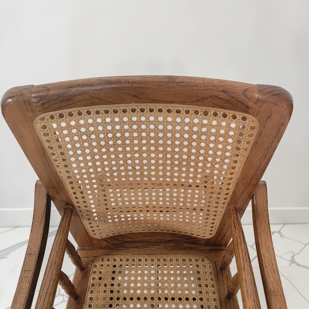 8702 Victorian Style Convertible Oak High Chair and #Rocker