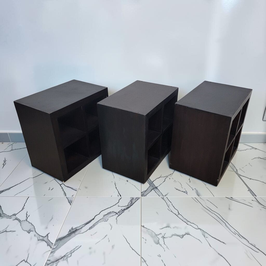 8720 - 8721 Espresso 4 Cubby Shelf